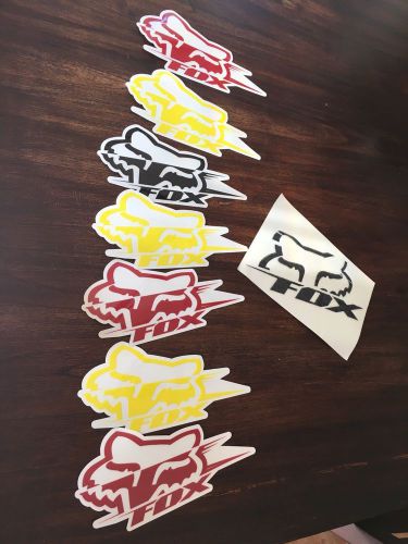 Fox racing stickers - 8 total
