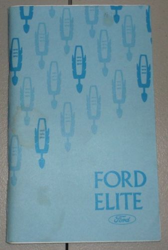 1975 ford elite owners manual