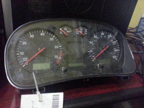 Volkswagen jetta speedometer cluster; (cluster), vin m (8th digit), 2.0l, mph,