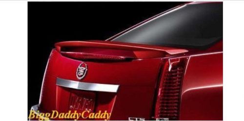 Cadillac cts sedan 2008 09 10 11 12 2013 spoiler!! raven black!!