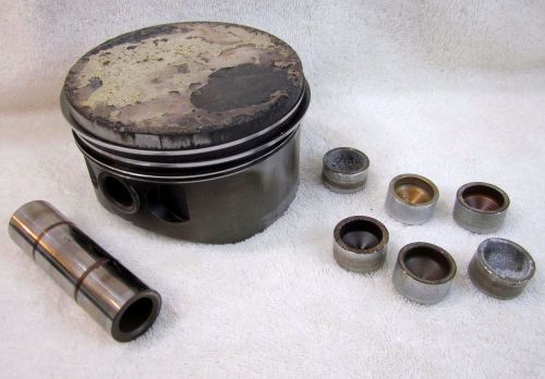 5&#034; aircraft engine cylinder piston with pin plus additional pin and five caps