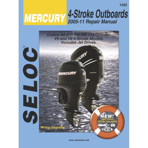 Seloc service manual mercury &amp; mariner all 4-stroke engines - 2005-2011 -1422