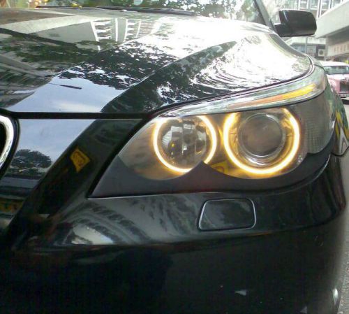 Bmw 04-10 e60 5-series sedan m5 headlights eyebrows eyelids 520i 523i 525i