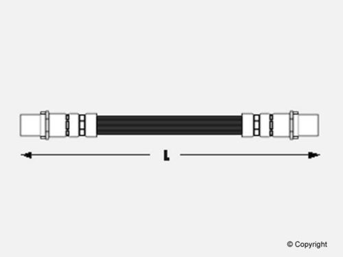 Meyle brake hydraulic hose 542 54059 500 brake hose, front