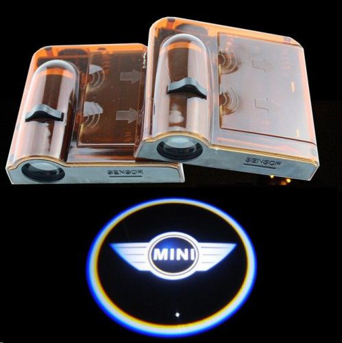 2pcs wireless led door welcome projector logo ghost shadow light for bmw mini