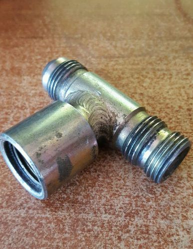 Enderle brass natural 8 an adapter tee fitting p/n 7001