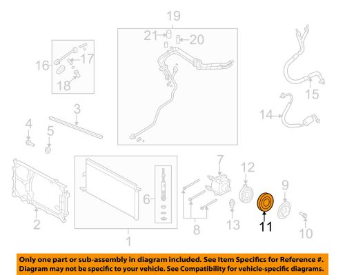 Ford oem compressor-pulley 8l2z19d784a