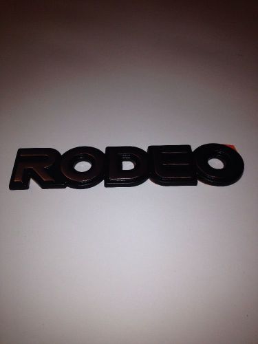 Isuzu rodeo emblem logo decal nameplate script new