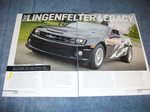 2010 chevy camaro ss lingenfelter performance ls9 article drag car