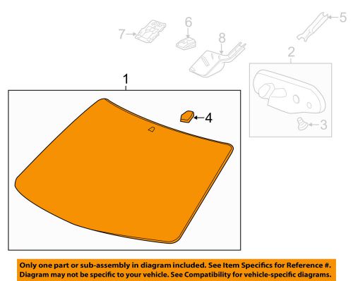 Gmc gm oem 07-13 acadia-windshield glass 22853659