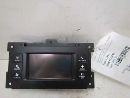 11 12 journey info-gps-tv screen display dash mounted w/o navigation 144701