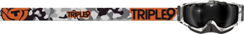 Triple 9 optics switch snow goggles camo orange/polarized smoke - 37-2357