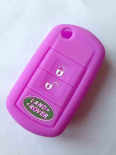 Purple new protective keyless remote key fob skin cover jacket protector gift