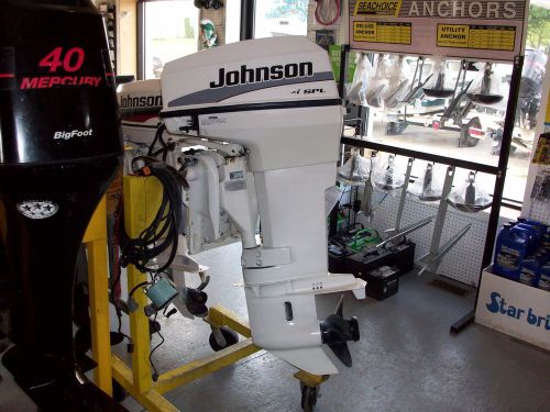1998 50 hp johnson 2-stroke long shaft remote steer w/controls  pt/pt