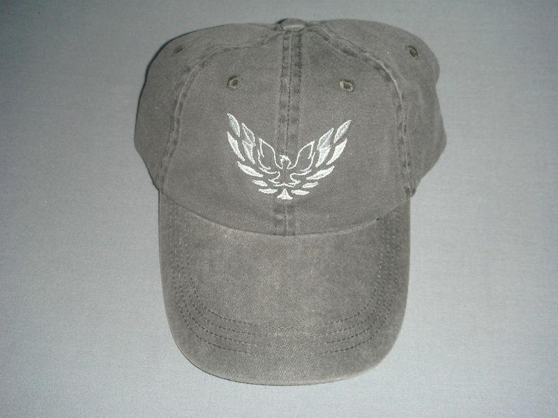 Grey pontiac phoenix hat trans am firebird ws6 formula gta embroidered bird slp