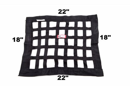 Rjs racing sfi 27.1 custom black ribbon window net 22 x 18 x 22 x 18