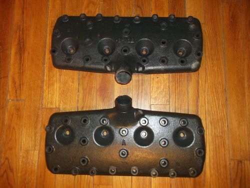 Ford stud flathead v eight cylinder heads 30 81a-6049 a.