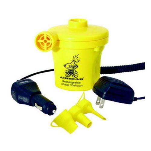 Airhead 12v air pump cordless/rechargeable yellow (ahp-12r)