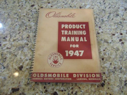 1947 oldsmobile  technical information product training  manual original