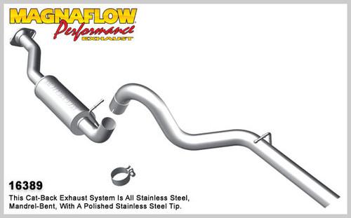 Magnaflow 16389 jeep truck wrangler stainless cat-back performance exhaust