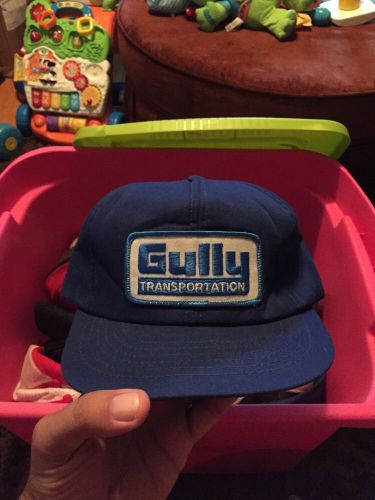 Vintage gully transportation snapback hat very nice used