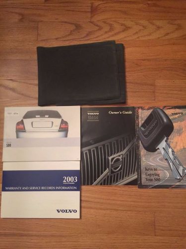 Volvo s80 (2003) owner&#039;s manual set complete oem