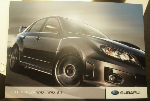 2011 subaru impreza wrx / wrx sti brochure