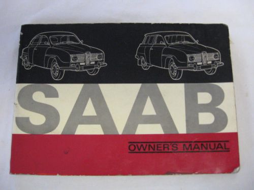 Saab ninety six (96-5) sedan and wagon owner&#039;s manual