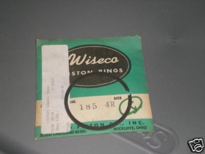 Nos wiseco piston rings 1.00 yamaha at-1 at1 125 185r4