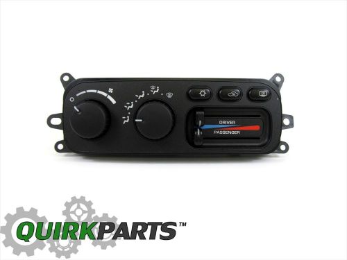 02-05 ram 1500 dual zone temp control heat a/c control switch new mopar genuine