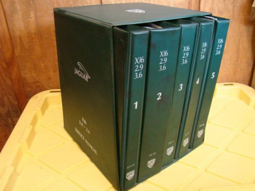 Jaguar service manual xj6 2.9 - 3.6 genuine original 5 volume book set jjm100405