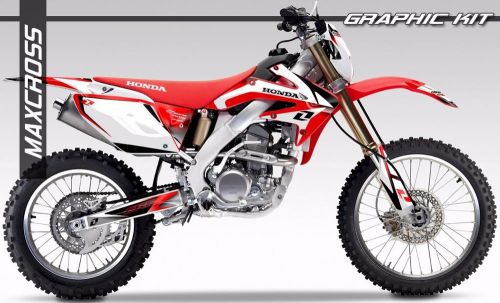 Honda crf250x crf450x maxcross msp style full graphic kit