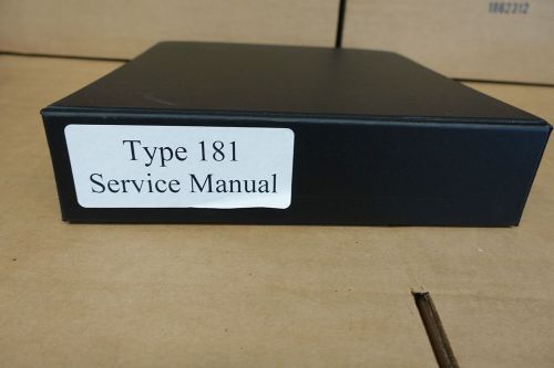 Volkswagon/vw type 181 service manual - new/unused in binder