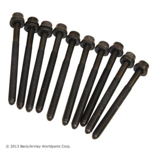 Engine cylinder head bolt set beck/arnley 016-1028 fits 99-08 vw jetta 2.0l-l4