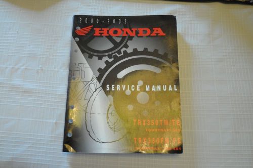 2000 - 2002 honda trx350 tm te fm fe fourtrax 350 service manual