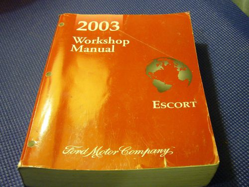 2003 ford escort service manual