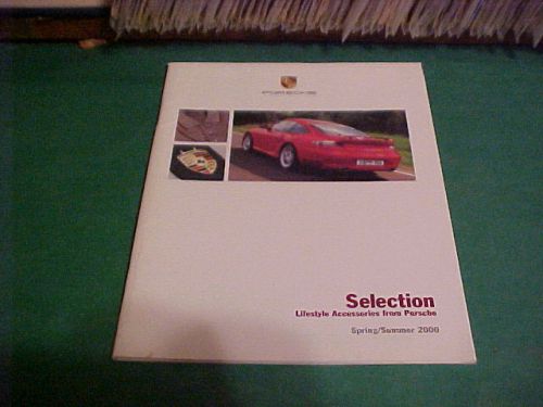 2000 catalog porsche lifestyle accessories