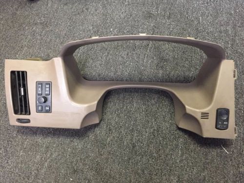 05 cadillac sts dash cluster bezel trim ignition botton &amp; dimmer switch tan oem