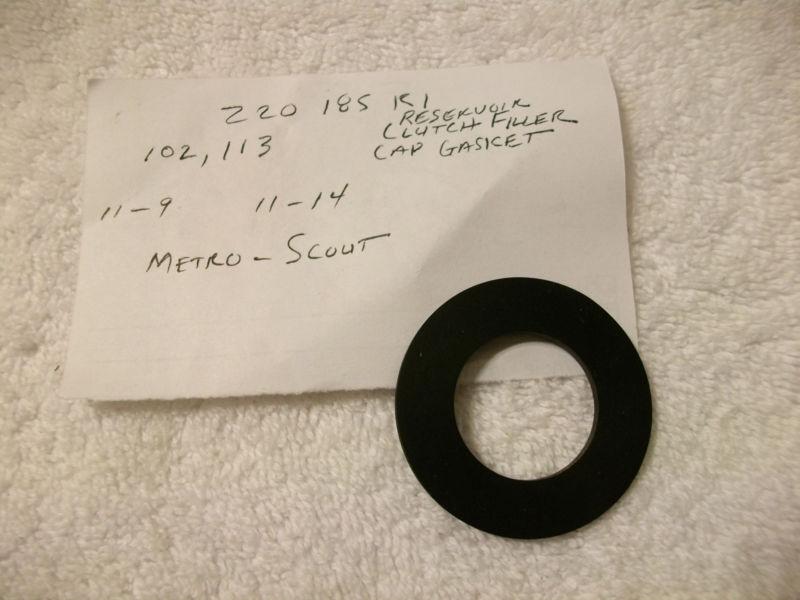 Ihc international harvester mt113 scout metro ? clutch reservoir cap gasket 