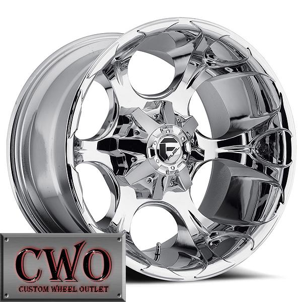 20x9 chrome fuel dune rims 5x139.7/5x150 5 lug dodge dakota toyota tundra cwo