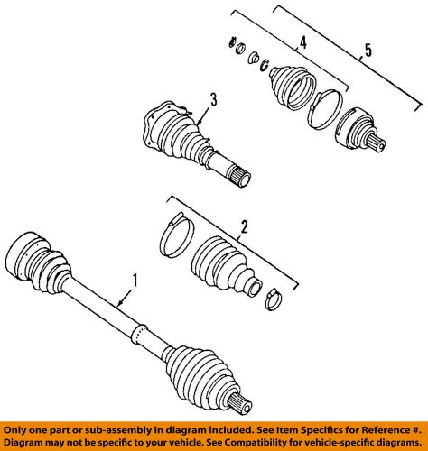 Audi oem 09-15 a4 quattro-front outer boot 8k0498203b