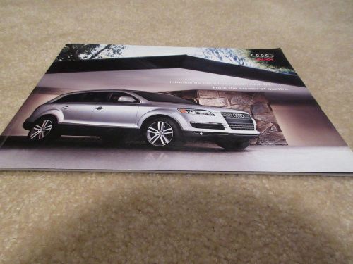 2007 audi q7 sales brochure