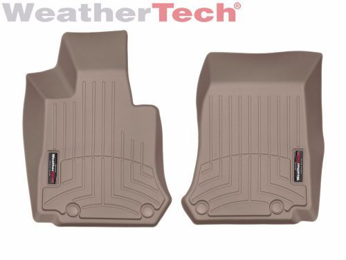 Weathertech floor mats floorliner for mercedes glc-class - 2016 - 1st row - tan