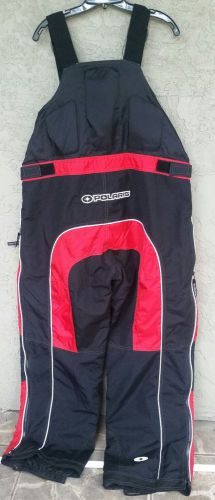 Polaris red black 2xl nylon overalls snowmobile suit