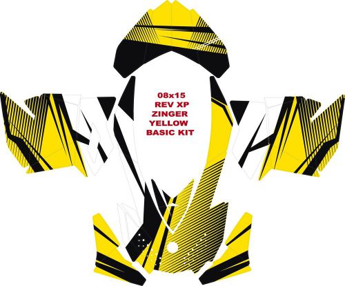 Snowmobile ski doo wrap kit rev,xp, xr,xs,xm  zinger basic