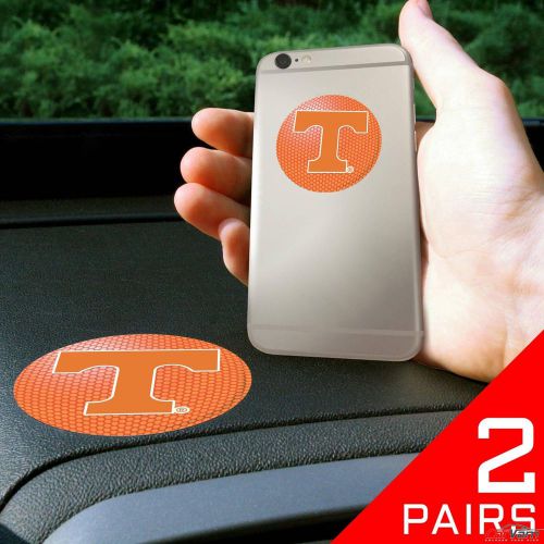 Fanmats - 2 pairs of university of tennessee dashboard phone grips 13048