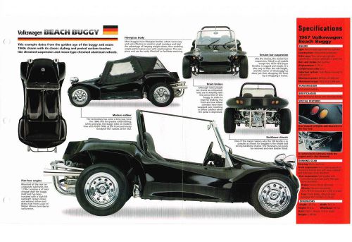 1967 vw dune beach buggy imp brochure: hustler