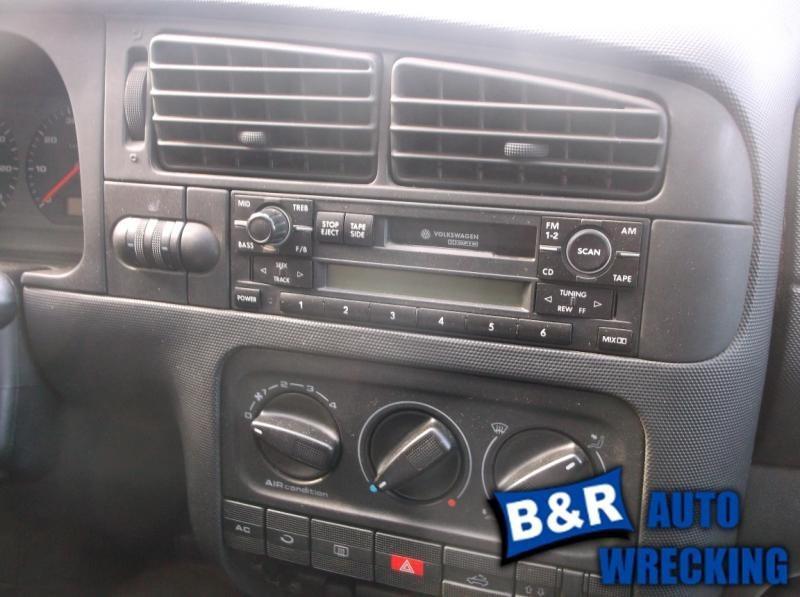 Radio/stereo for 00 01 02 vw golf ~ am-fm stereo w/cass w/o monsoon opt premium 