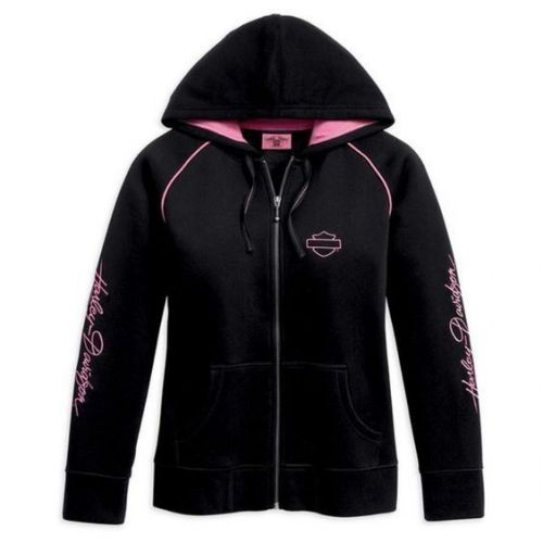 Women&#039;s harley davidson pink label activewear hoodie size xs