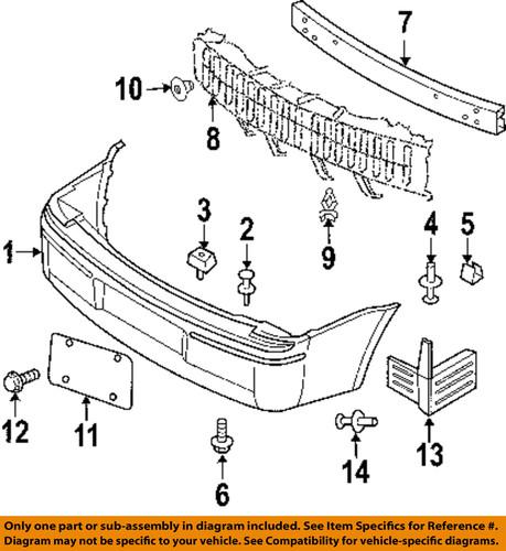 Dodge oem 4806190aa license plate bracket-license bracket